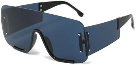 Солнцезащитные очки в полуободковой оправе для женщин и мужчин, модные панк-очки, большие солнцезащитные очки с плоской верхней частью, винтажные очки MTZJH, Black Black
Солнцезащитные очки в полуободковой оправе для женщин и мужчин, модные панк-очки, большие солнцезащитные очки с плоской верхней частью, винтажные очки MTZJH, Black Black