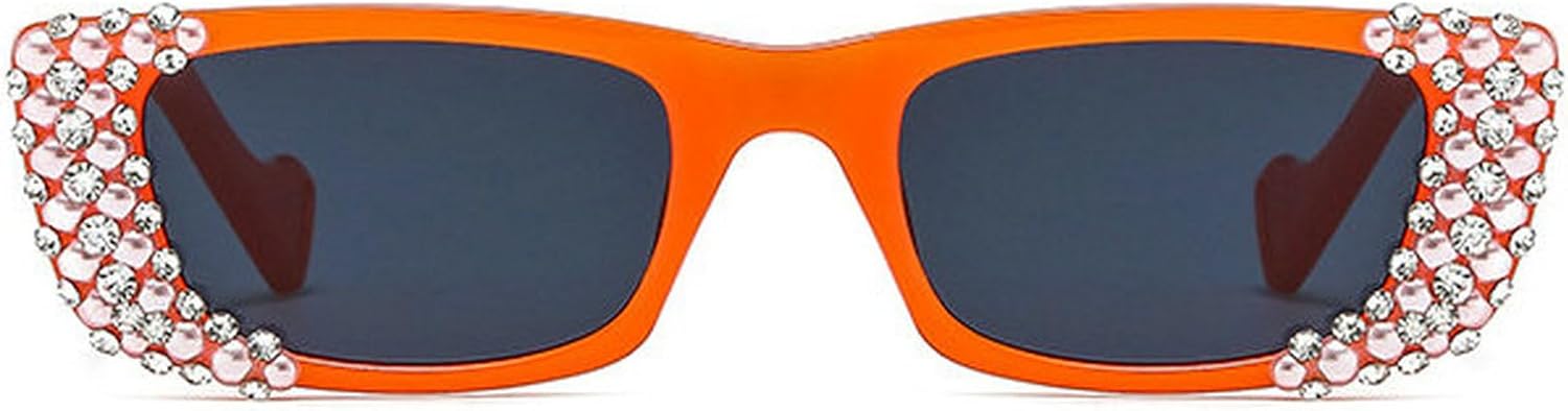 COTIA Модные квадратные солнцезащитные очки с бриллиантами, стразами и жемчугом для женщин и мужчин, блестящие прямоугольные, стильные, для вечеринок. Солнцезащитные очки для украшения дома, Orange 1
COTIA Модные квадратные солнцезащитные очки с бриллиантами, стразами и жемчугом для женщин и мужчин, блестящие прямоугольные, стильные, для вечеринок. Солнцезащитные очки для украшения дома, Orange 1