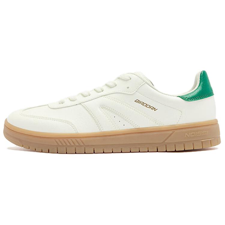 QIAODAN Низкие противоскользящие кроссовки для скейтборда Departure, мужские, белые, зеленые 
QIAODAN Низкие противоскользящие кроссовки для скейтборда Departure, мужские, белые, зеленые