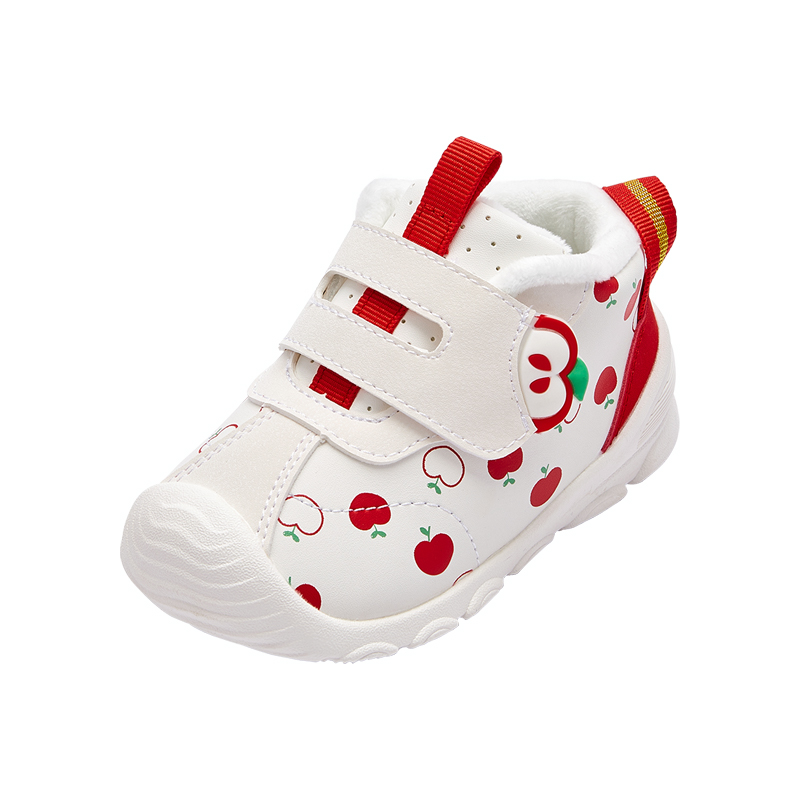 Нескользящая обувь для малышей BALABALA, белый/красный
Нескользящая обувь для малышей BALABALA, белый/красный