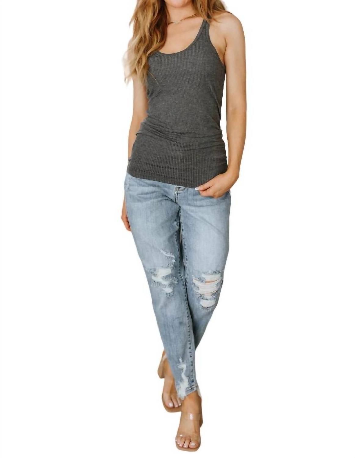 Майка женская ZENANA, цвет charcoal
Майка женская ZENANA, цвет charcoal