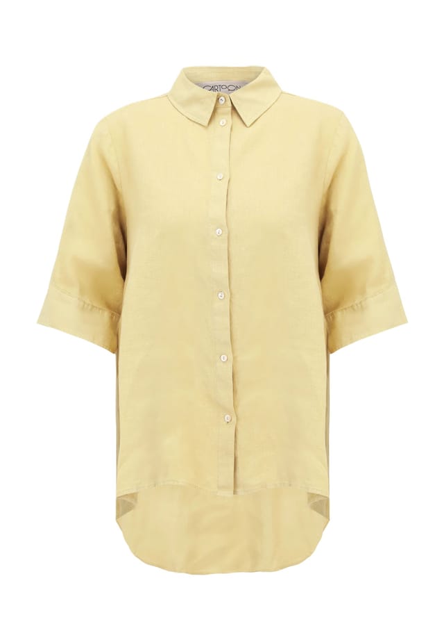 Льняная рубашка блузка Cartoon, цвет 5463 weeping will 
Льняная рубашка блузка Cartoon, цвет 5463 weeping will