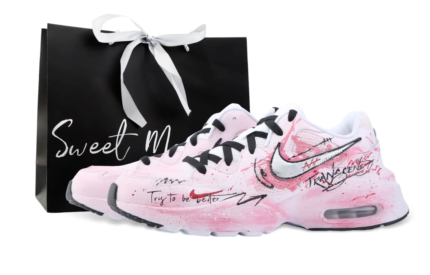 Nike Кроссовки для бега Air Max Fusion Abrasion Resistant Breathable Low top Unisex черные розовые
Nike Кроссовки для бега Air Max Fusion Abrasion Resistant Breathable Low top Unisex черные розовые