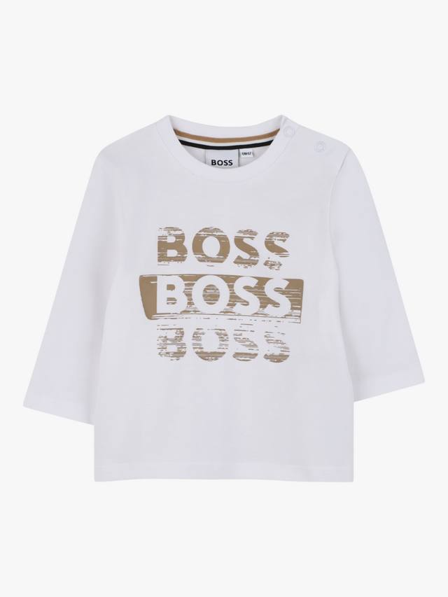 Детская хлопковая футболка с длинными рукавами HUGO BOSS, White
Детская хлопковая футболка с длинными рукавами HUGO BOSS, White