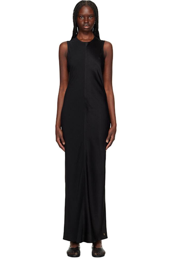 Черное прямое платье макси AMI Paris
Черное прямое платье макси AMI Paris