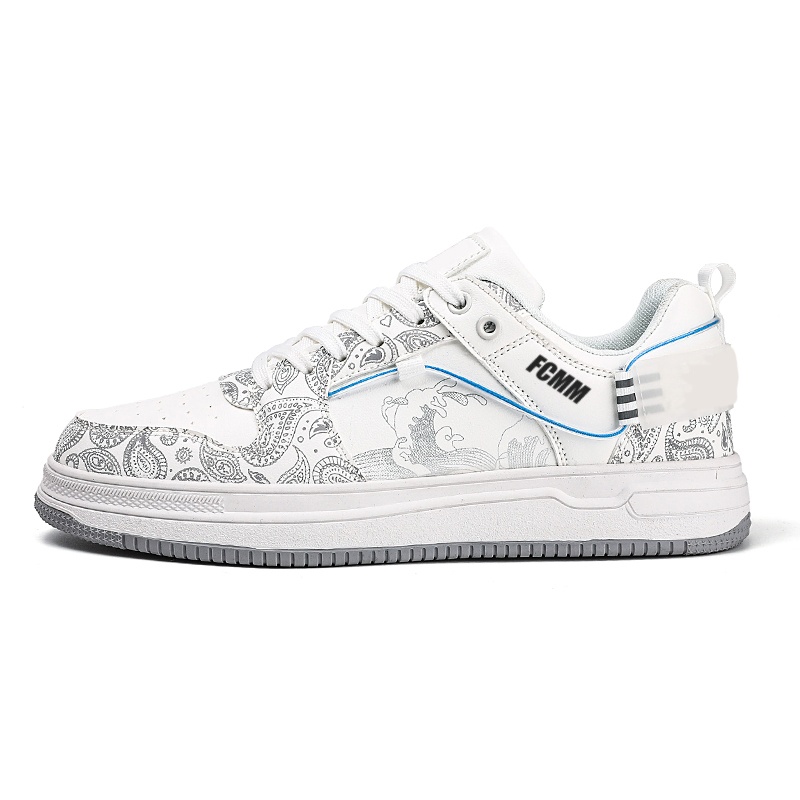 FCMM Мужские низкие скейтерские кроссовки бело-серебристые, цвет White Silver
FCMM Мужские низкие скейтерские кроссовки бело-серебристые, цвет White Silver