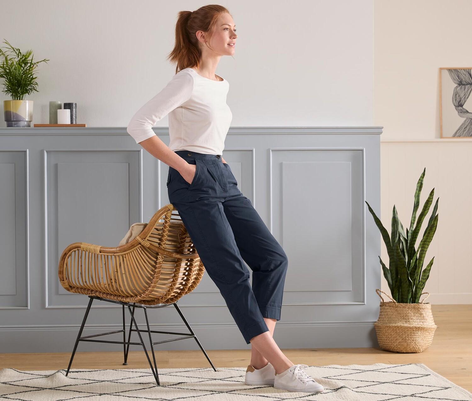 Современные брюки чинос Tchibo, темно-синий
Современные брюки чинос Tchibo, темно-синий