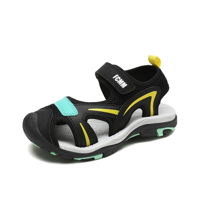 Сандалии детские, износостойкие, дышащие, нескользящие, низкие FCMM, черный/желтый
Сандалии детские, износостойкие, дышащие, нескользящие, низкие FCMM, черный/желтый
