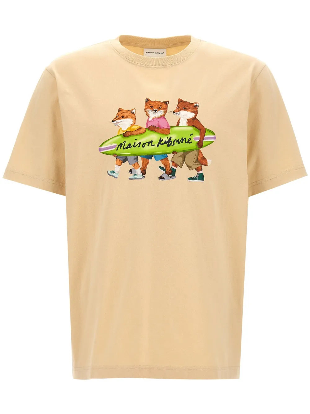 Футболка Surfing Foxes Maison Kitsuné, нейтральный
Футболка Surfing Foxes Maison Kitsuné, нейтральный