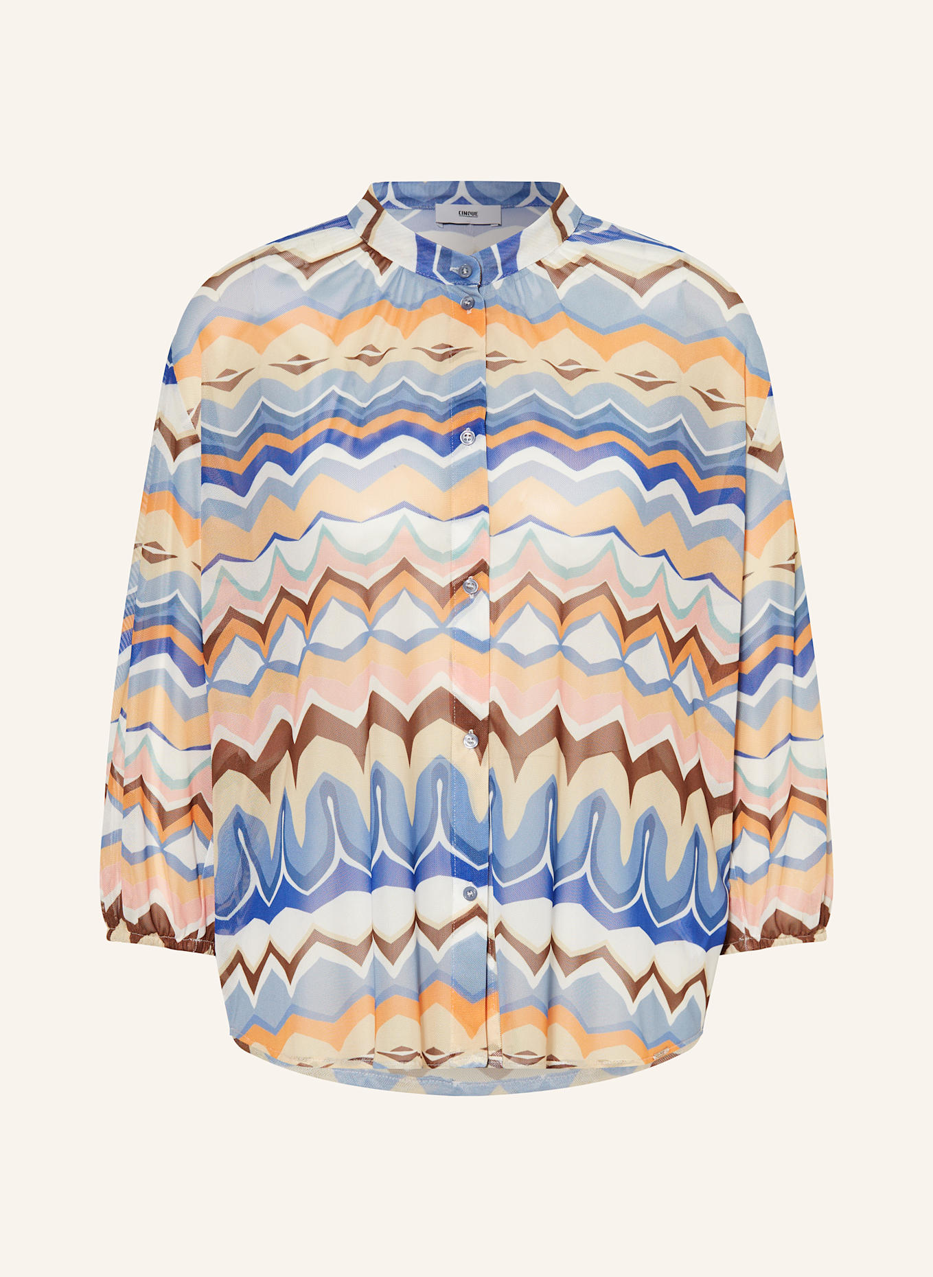 Сетчатая блузка cipaolo Cinque, мультиколор 
Сетчатая блузка cipaolo Cinque, мультиколор