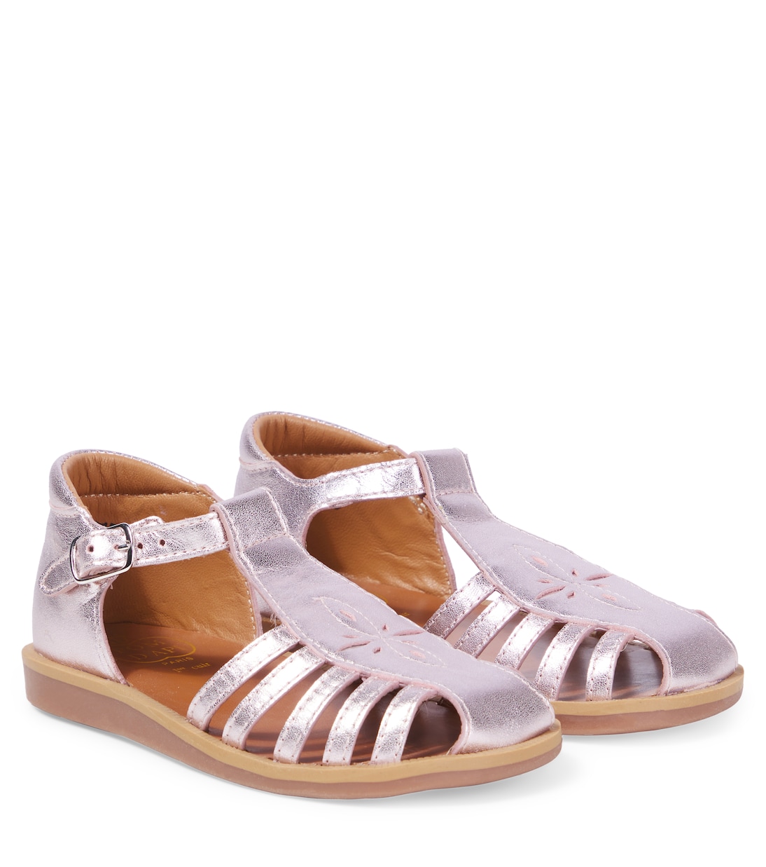 Металлизированные гладиаторские сандалии Pom d'Api, Laminato Blush
Металлизированные гладиаторские сандалии Pom d'Api, Laminato Blush