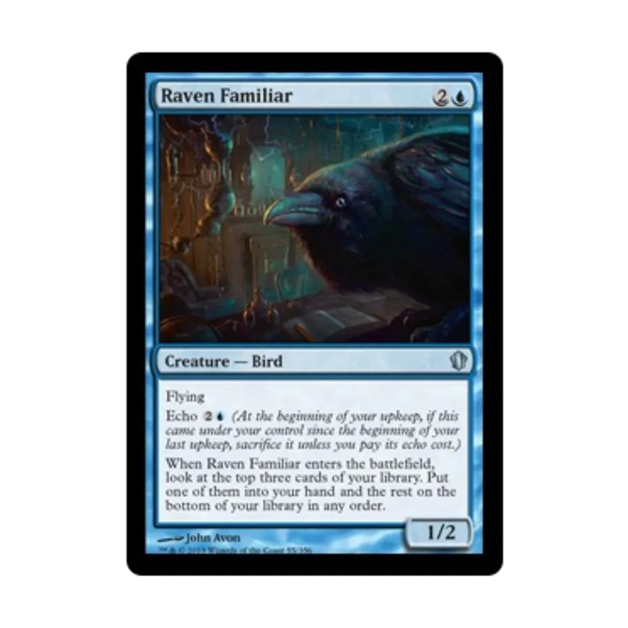 CCG Ворон-фамильяр (U), MTG - Commander 2013
CCG Ворон-фамильяр (U), MTG - Commander 2013