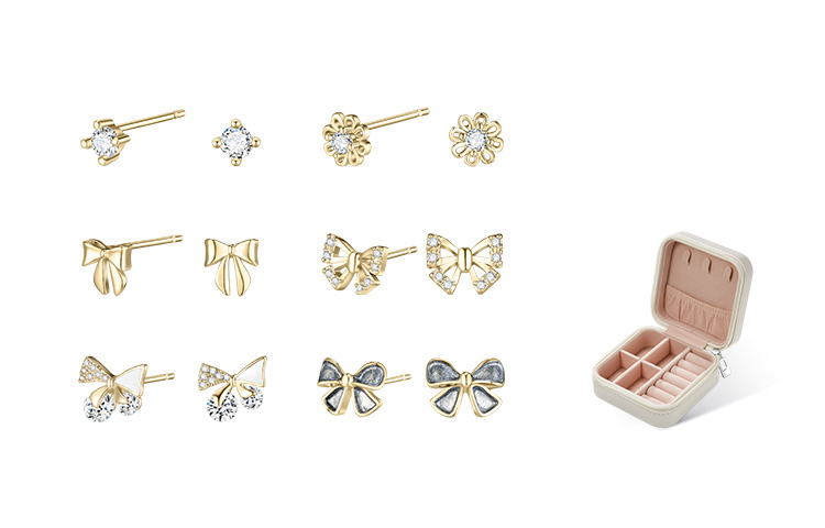 DAISY BEAUTY Медные серьги-гвоздики с серебряными шляпками для женщин
DAISY BEAUTY Медные серьги-гвоздики с серебряными шляпками для женщин