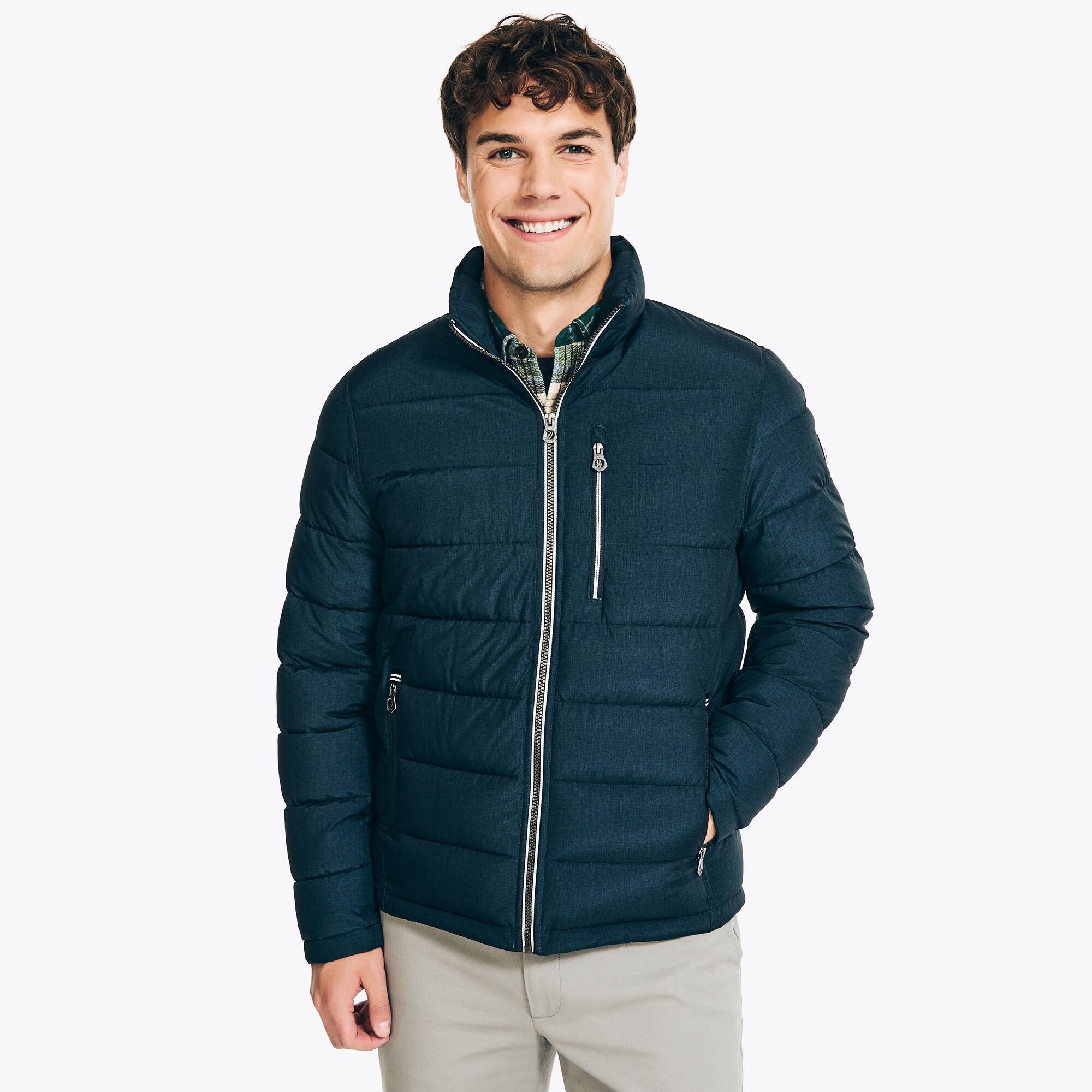 Мужская куртка Nautica с застежкой-молнией, изготовленная с учетом экологических требований, цвет steller blue heather
Мужская куртка Nautica с застежкой-молнией, изготовленная с учетом экологических требований, цвет steller blue heather