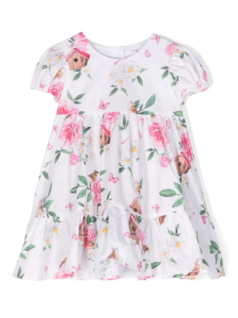 Платье с цветочным принтом Monnalisa, белый
Платье с цветочным принтом Monnalisa, белый