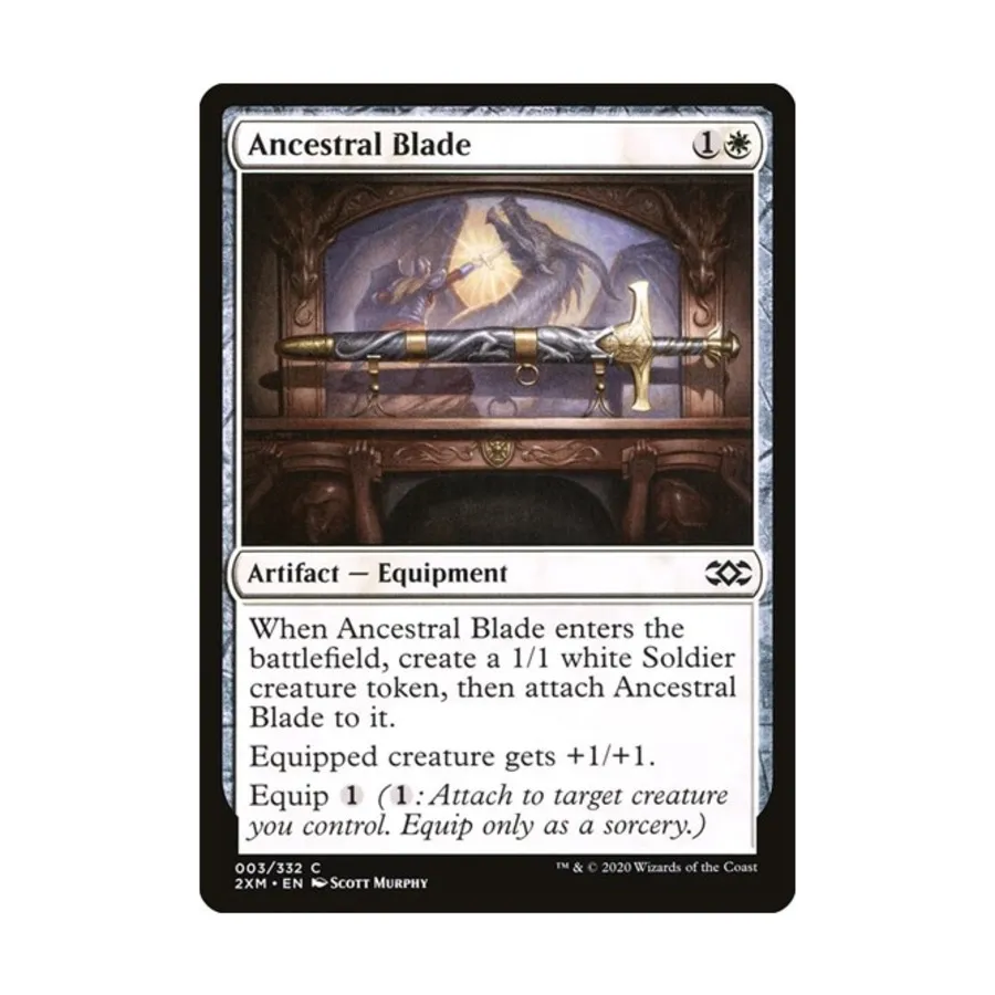 CCG Клинок предков (С) (Фольга), MTG - Double Masters
CCG Клинок предков (С) (Фольга), MTG - Double Masters