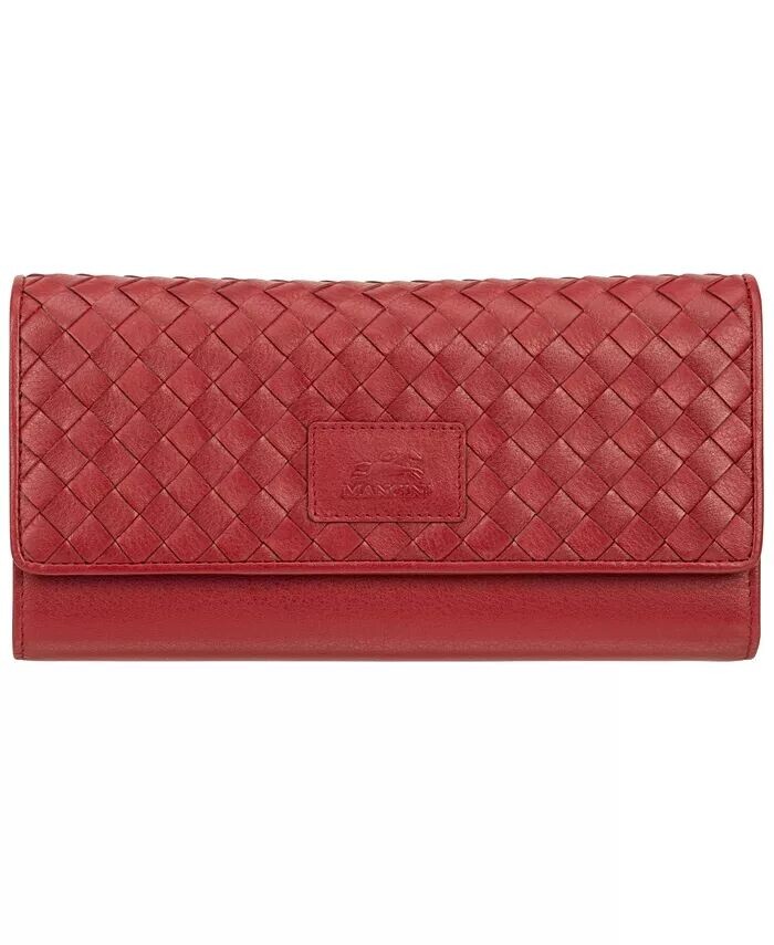 Женская коллекция Basket Weave, кошелек с защитой RFID, четверного сложения Mancini, красный
Женская коллекция Basket Weave, кошелек с защитой RFID, четверного сложения Mancini, красный