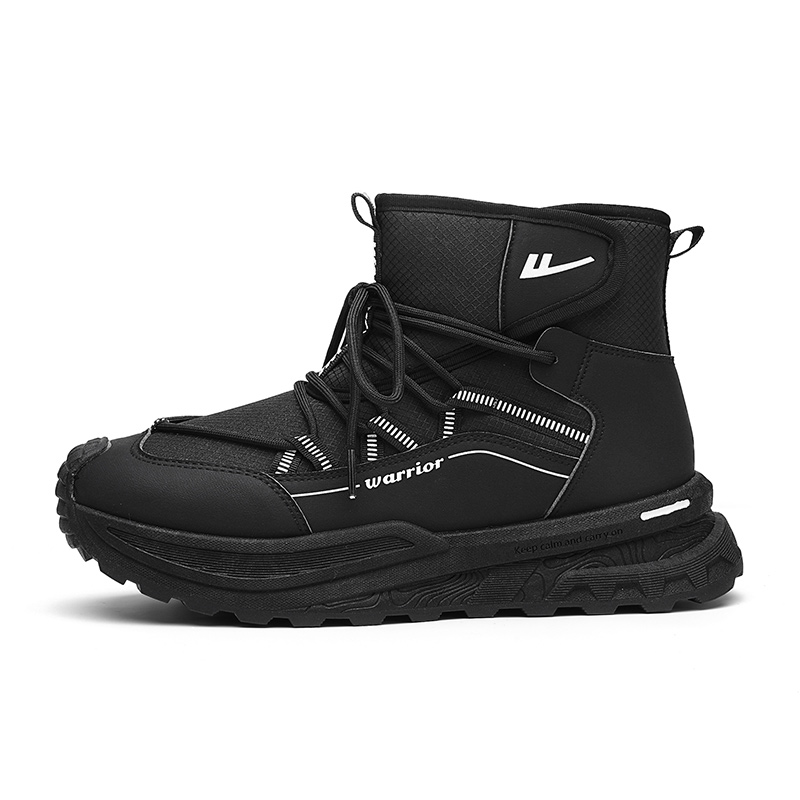Утепленные износостойкие мужские снежные ботинки с высотой подошвы 12,5 см WARRIOR, черный
Утепленные износостойкие мужские снежные ботинки с высотой подошвы 12,5 см WARRIOR, черный