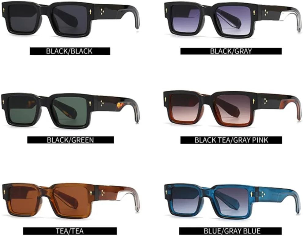 Солнцезащитные очки с защитой UV400 | Цветные линзы Rivet Punk | Для женщин и мужчин | Для занятий спортом на открытом воздухе и вождения DSVIGF, Blue Gray
Солнцезащитные очки с защитой UV400 | Цветные линзы Rivet Punk | Для женщин и мужчин | Для занятий спортом на открытом воздухе и вождения DSVIGF, Blue Gray