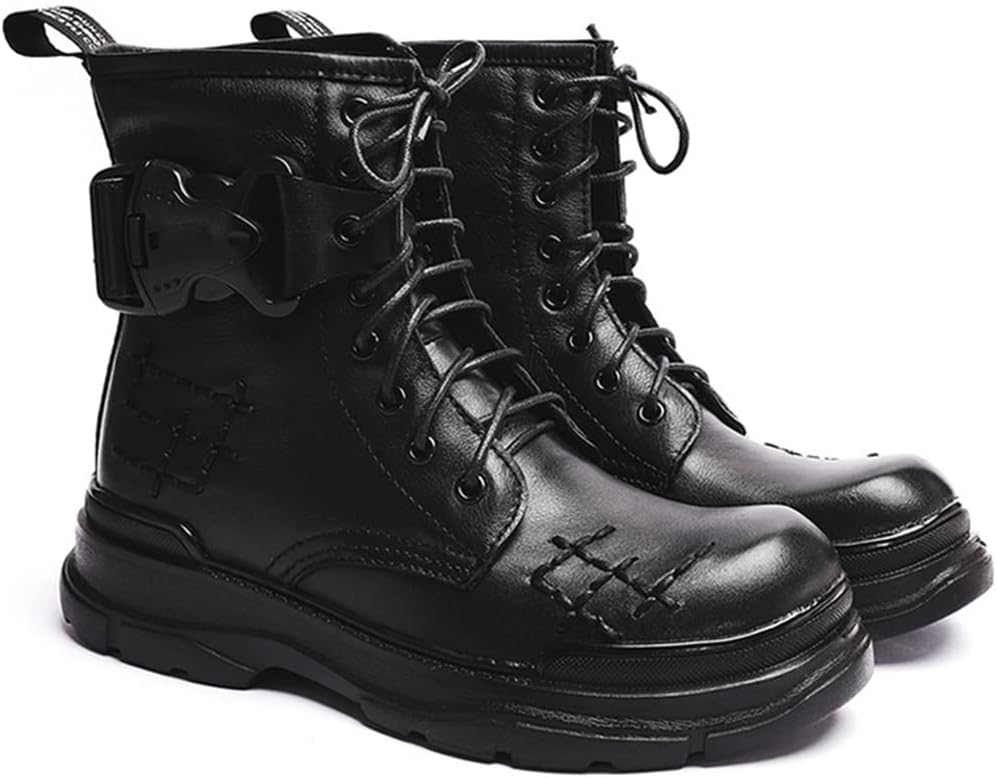 Тактические военные ботинки для боя на открытом воздухе, мужские винтажные кожаные ботинки на шнуровке, водонепроницаемые, стиль панк, походная обувь Hfuhlk, черный
Тактические военные ботинки для боя на открытом воздухе, мужские винтажные кожаные ботинки на шнуровке, водонепроницаемые, стиль панк, походная обувь Hfuhlk, черный