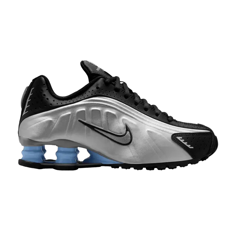 Кроссовки Shox R4 GS 'Metallic Silver Psychic Blue', серый
Кроссовки Shox R4 GS 'Metallic Silver Psychic Blue', серый
