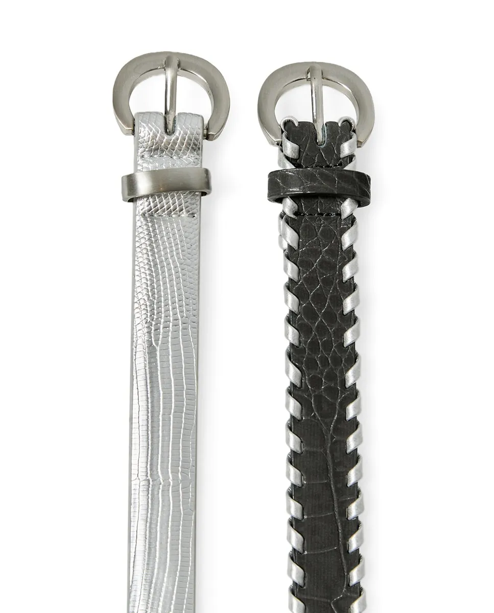 Серебряные ремни Sfera, серебряный 
Серебряные ремни Sfera, серебряный