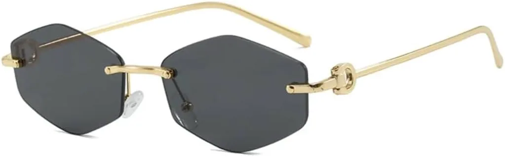 Роскошные безрамочные солнцезащитные очки в форме бриллианта для женщин, персонализированные, модные, для мужчин, защита от УФ-излучения UV400 TVTBBVV, Golden Black
Роскошные безрамочные солнцезащитные очки в форме бриллианта для женщин, персонализированные, модные, для мужчин, защита от УФ-излучения UV400 TVTBBVV, Golden Black