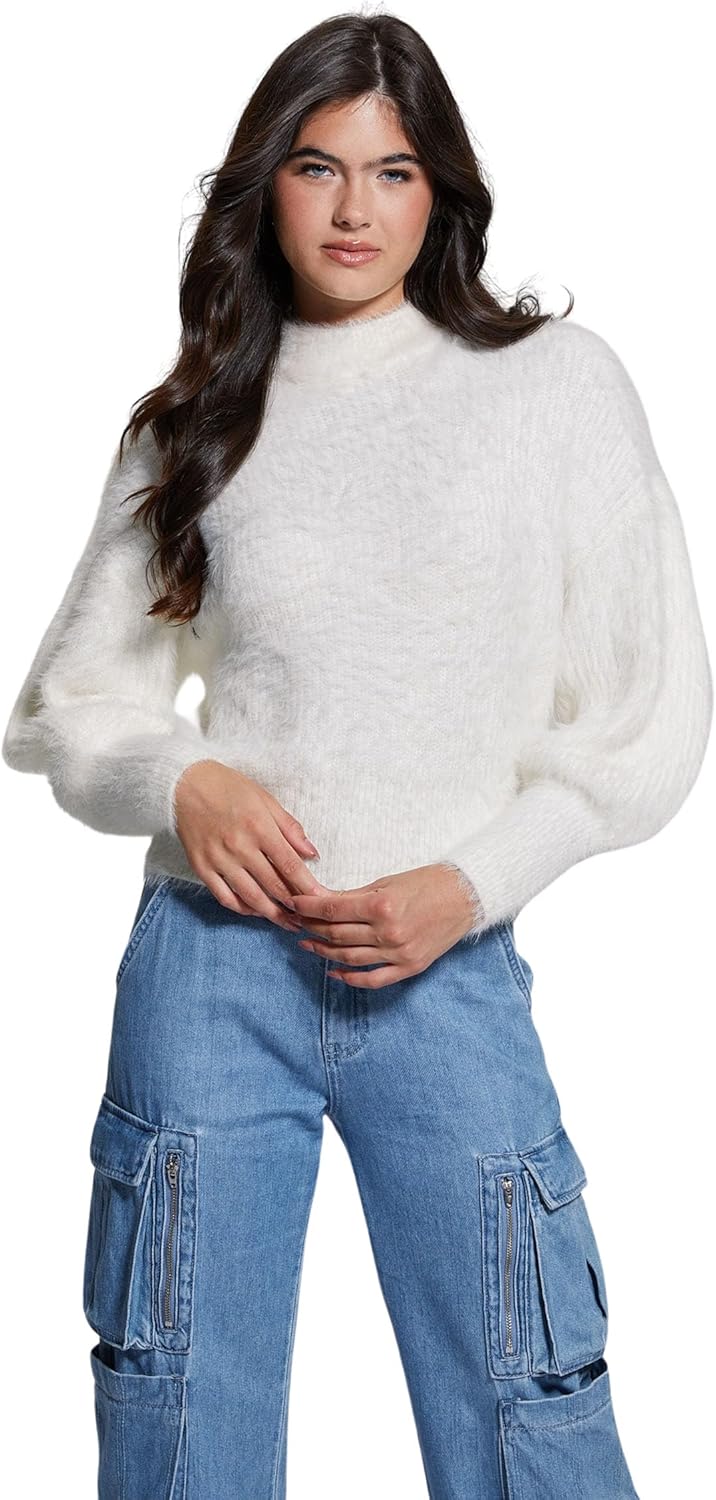 GUESS Женский свитер Keyla с длинным рукавом, Cream White
GUESS Женский свитер Keyla с длинным рукавом, Cream White