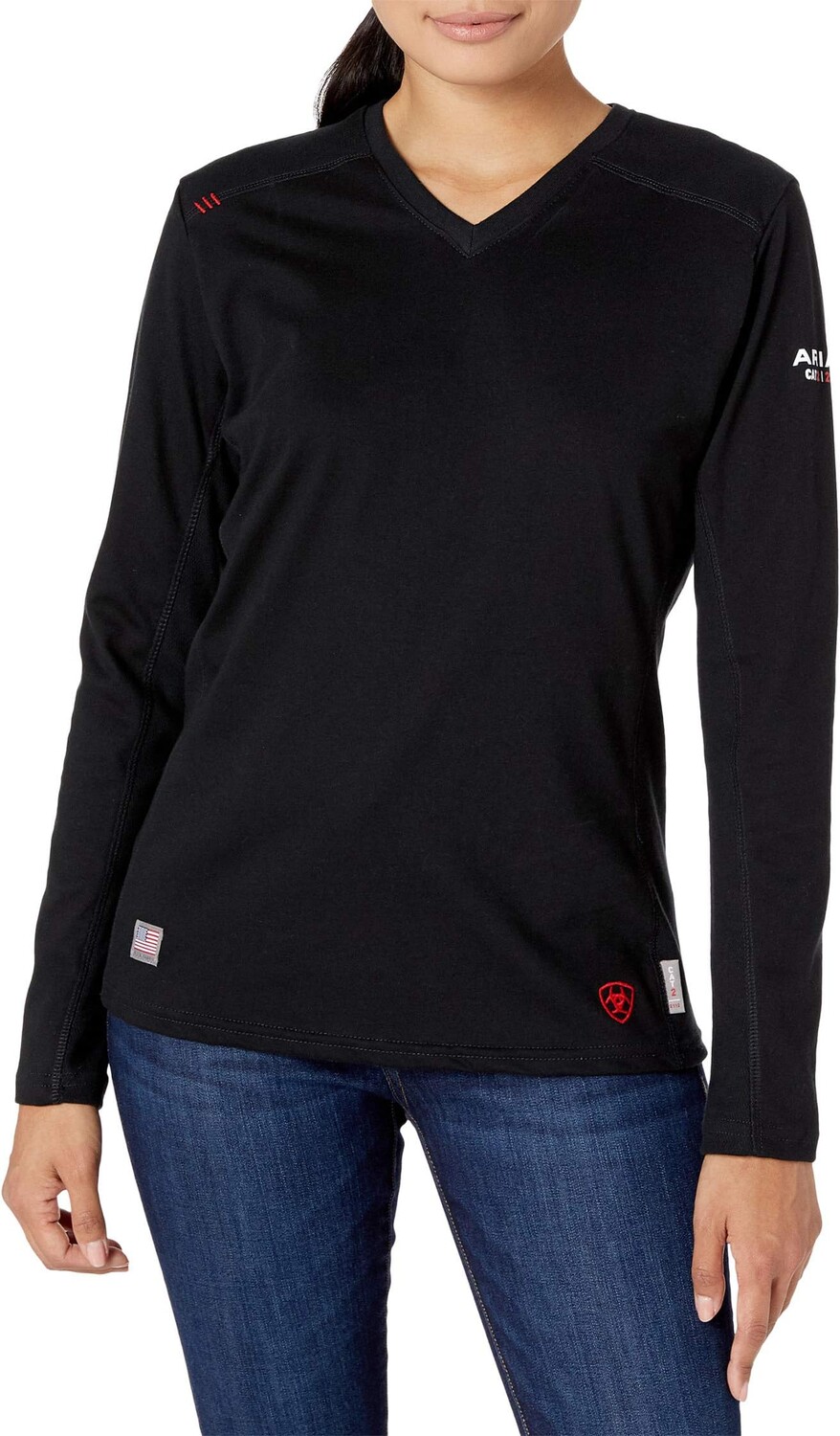 Топ с круглым вырезом FR AC Ariat, черный
Топ с круглым вырезом FR AC Ariat, черный