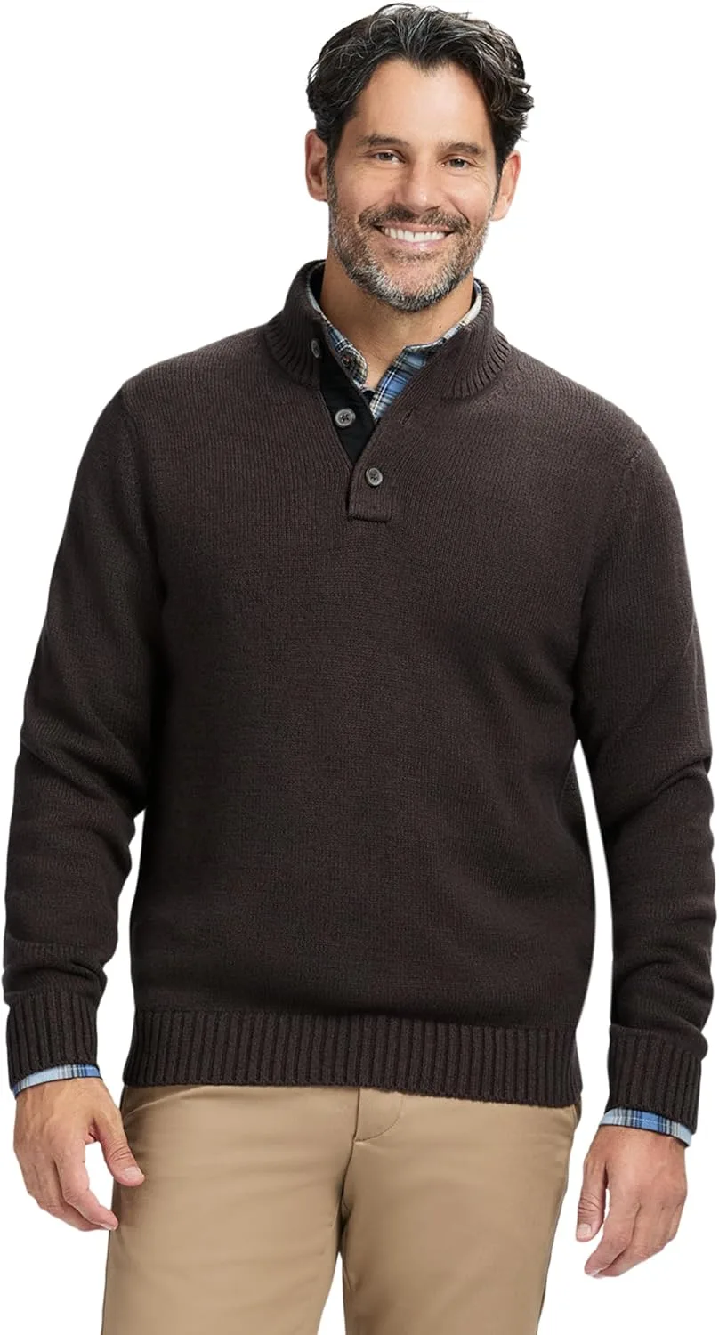 Izod мужская вязаная кофта на пуговицах
Izod мужская вязаная кофта на пуговицах