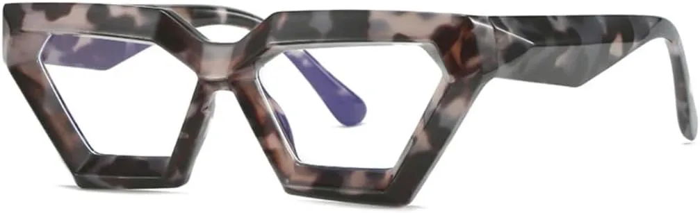 Модные солнцезащитные очки Polygon Cat Eye для женщин, оправа с пружинным шарниром, для мужчин – прозрачная оправа с леопардовым принтом VVTWSSW, Grey Leopard
Модные солнцезащитные очки Polygon Cat Eye для женщин, оправа с пружинным шарниром, для мужчин – прозрачная оправа с леопардовым принтом VVTWSSW, Grey Leopard