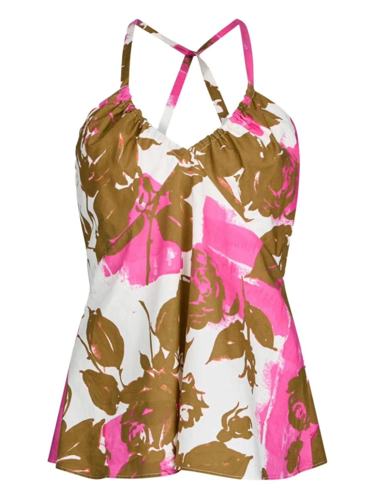 Топ из принтованного поплина LIU JO, розовый
Топ из принтованного поплина LIU JO, розовый