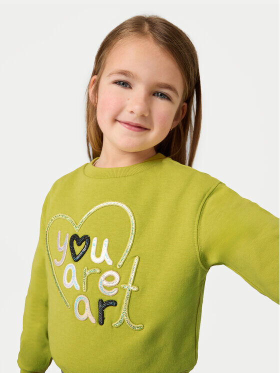 Толстовка обычного кроя Mayoral, желтый 
Толстовка обычного кроя Mayoral, желтый