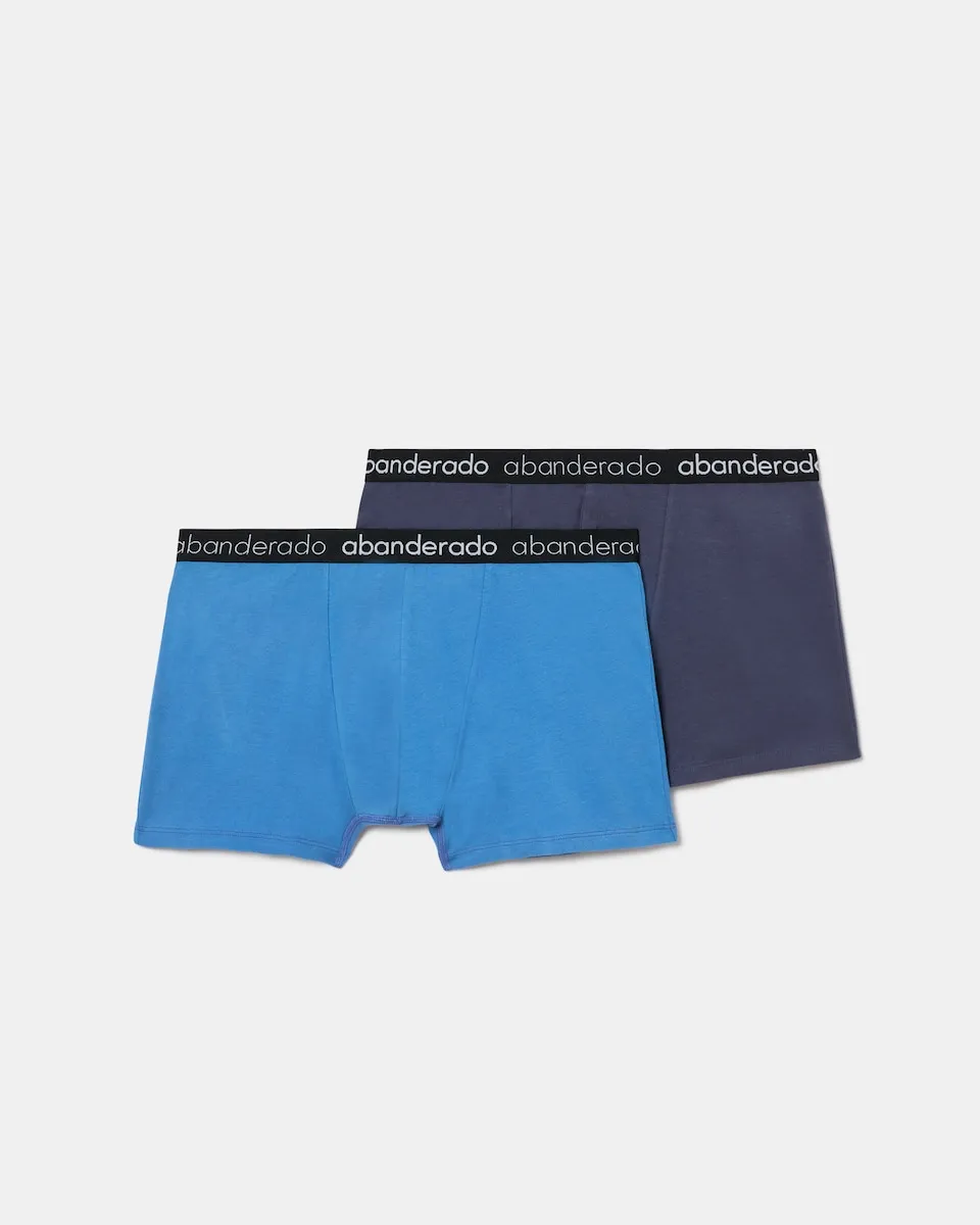 Набор из двух мужских боксеров из эластичного хлопка Abanderado, синий
Набор из двух мужских боксеров из эластичного хлопка Abanderado, синий