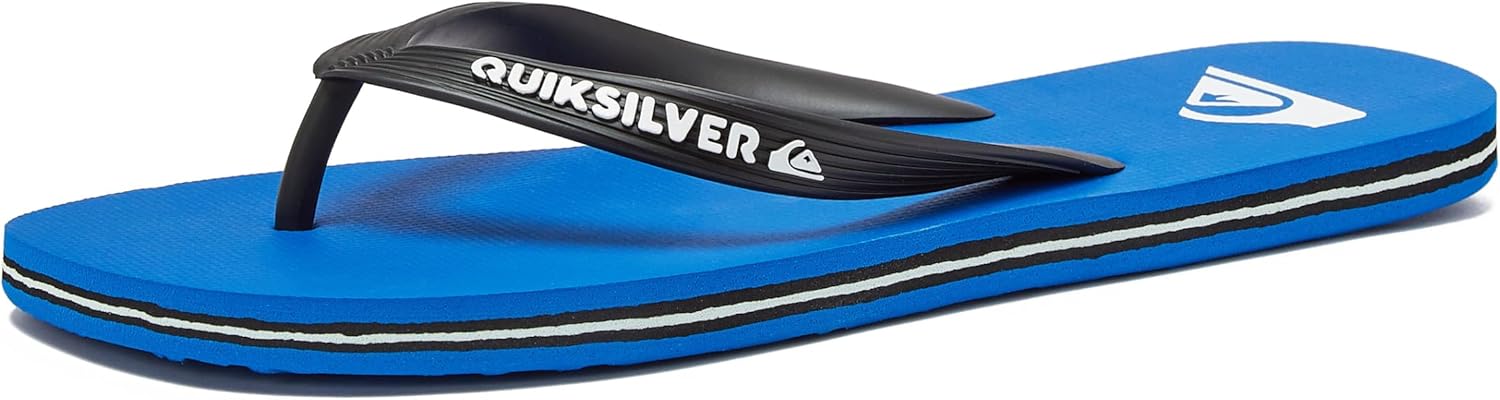 Вьетнамки Quiksilver Molokai для мужчин, спортивные мужские сандалии, размеры с 6 по 16, мужские сланцы, черный/синий
Вьетнамки Quiksilver Molokai для мужчин, спортивные мужские сандалии, размеры с 6 по 16, мужские сланцы, черный/синий