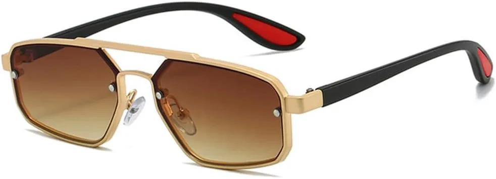 Модные металлические женские солнцезащитные очки с двойной перемычкой, роскошные трендовые мужские солнцезащитные очки Drive Shades UV400 LVTFCO, Gold Gradient Tea
Модные металлические женские солнцезащитные очки с двойной перемычкой, роскошные трендовые мужские солнцезащитные очки Drive Shades UV400 LVTFCO, Gold Gradient Tea
