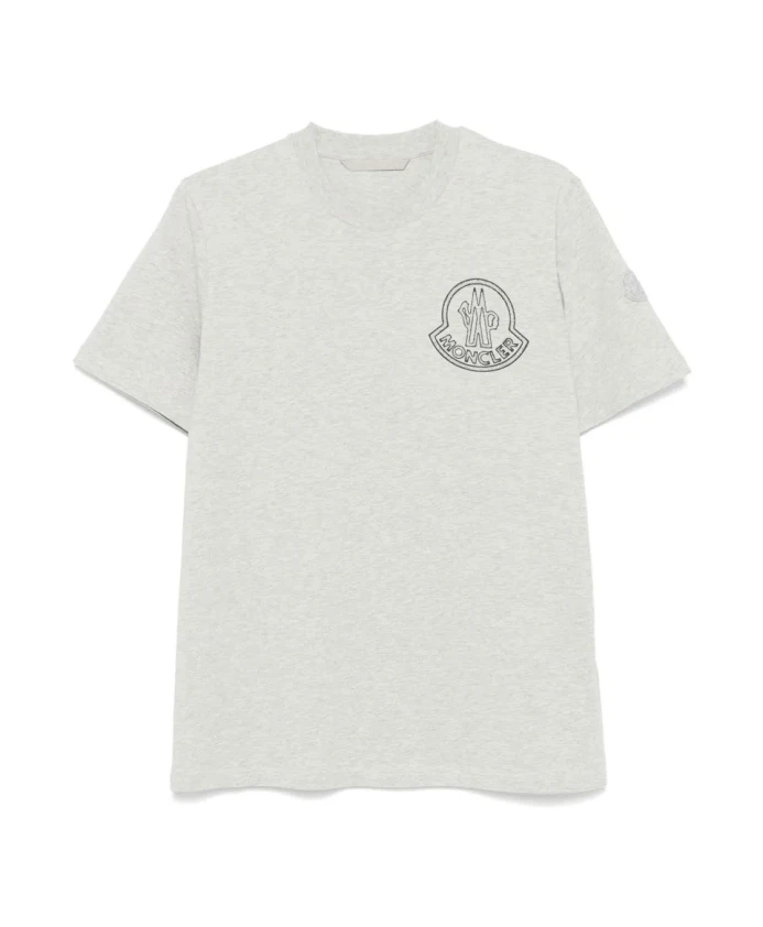 Хлопковая футболка с логотипом Moncler, серый
Хлопковая футболка с логотипом Moncler, серый