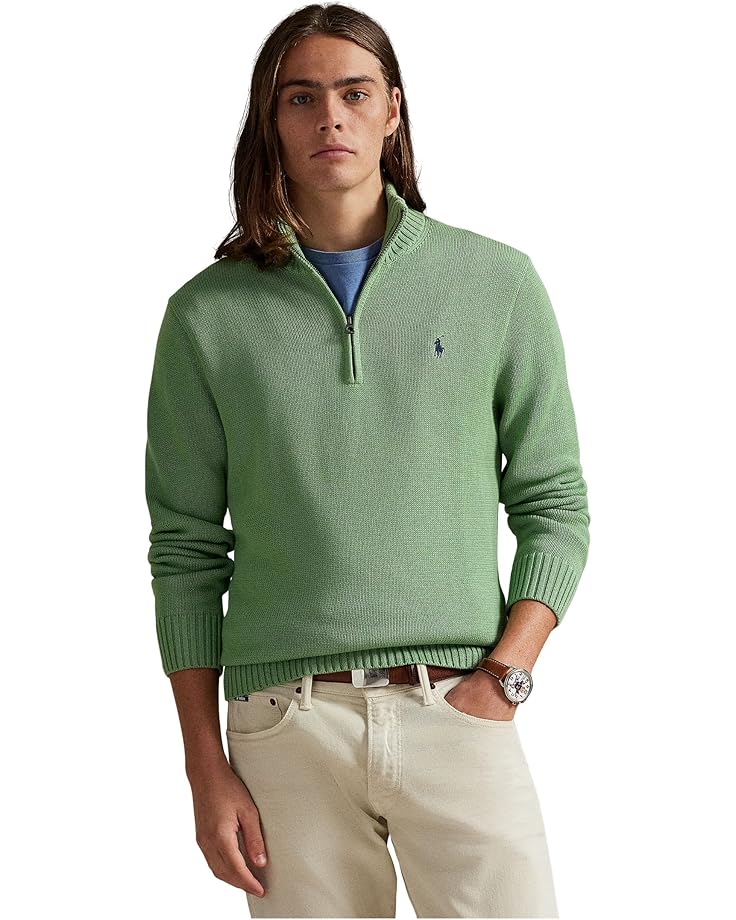 Мужской свитер Polo Ralph Lauren Cotton 1/4 Zip, Outback Green
Мужской свитер Polo Ralph Lauren Cotton 1/4 Zip, Outback Green