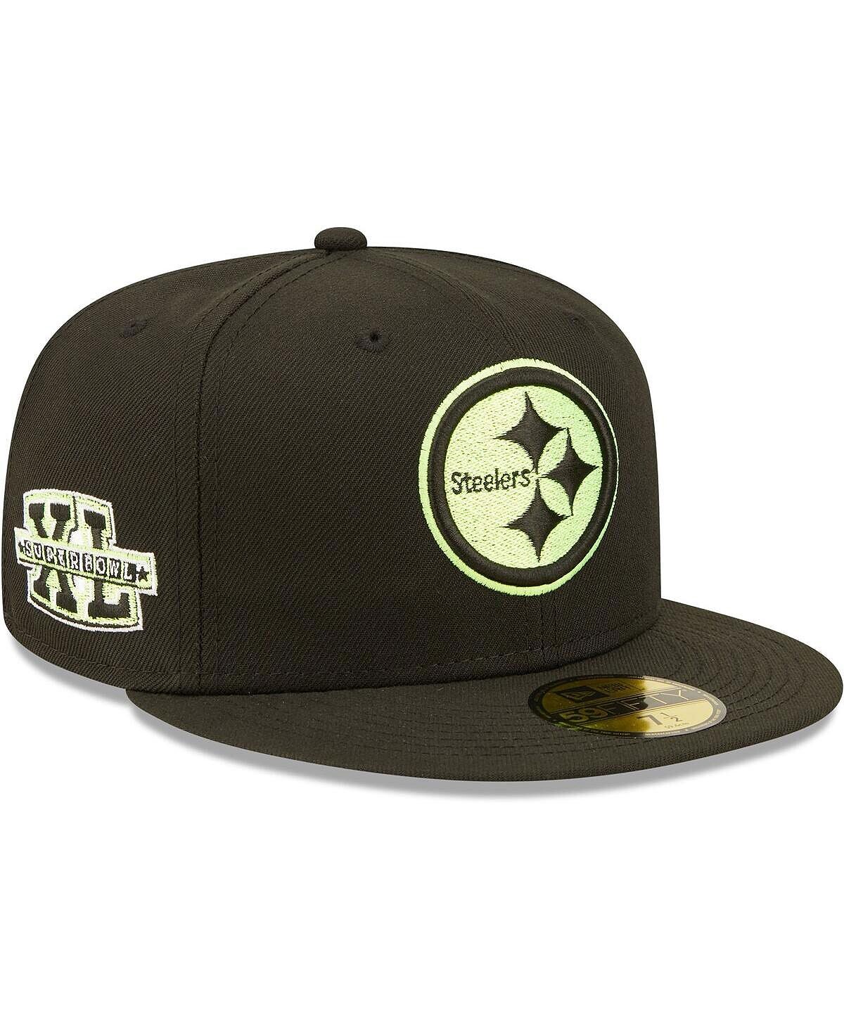 Мужская черная облегающая шляпа Pittsburgh Steelers Super Bowl Xl Summer Pop 59Fifty New Era
Мужская черная облегающая шляпа Pittsburgh Steelers Super Bowl Xl Summer Pop 59Fifty New Era