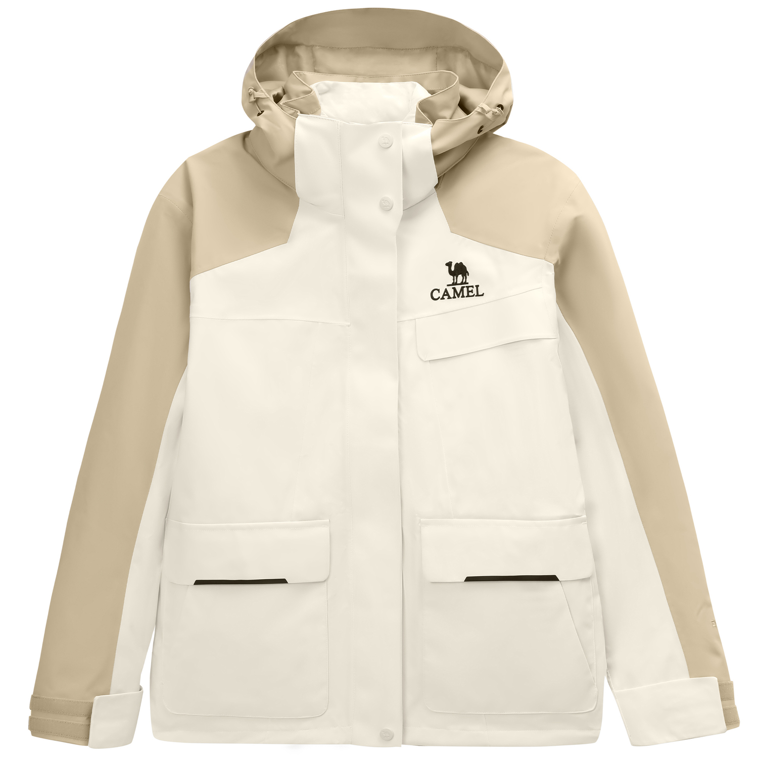 CAMEL Ветровка для женщин All Weather, Light Mocha/Flowing Cloud White
CAMEL Ветровка для женщин All Weather, Light Mocha/Flowing Cloud White