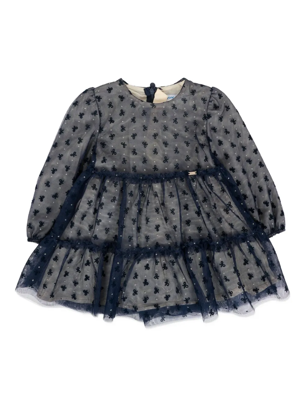 Платье из многоярусного тюля с вышивкой Mayoral, синий
Платье из многоярусного тюля с вышивкой Mayoral, синий