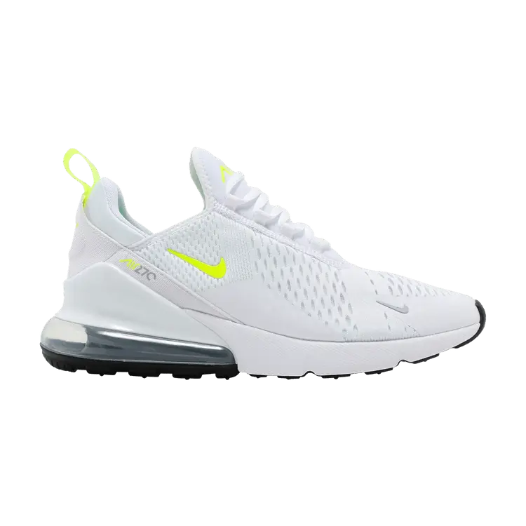 Кроссовки Nike Air Max 270 'White Volt', белый 
Кроссовки Nike Air Max 270 'White Volt', белый