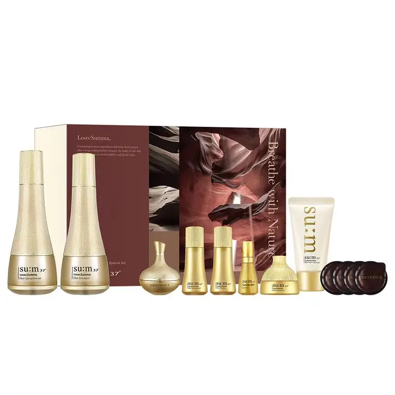 SU M37° Gilded Pursuit Of Dawn Rebirth Skincare Sets подтягивающий, увлажняющий и питающий SU:M37°, A new version of the gilt retrospective rebirth two-piece set
SU M37° Gilded Pursuit Of Dawn Rebirth Skincare Sets подтягивающий, увлажняющий и питающий SU:M37°, A new version of the gilt retrospective rebirth two-piece set