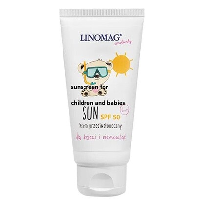Sun Детский солнцезащитный крем Spf50 50мл, Linomag
Sun Детский солнцезащитный крем Spf50 50мл, Linomag