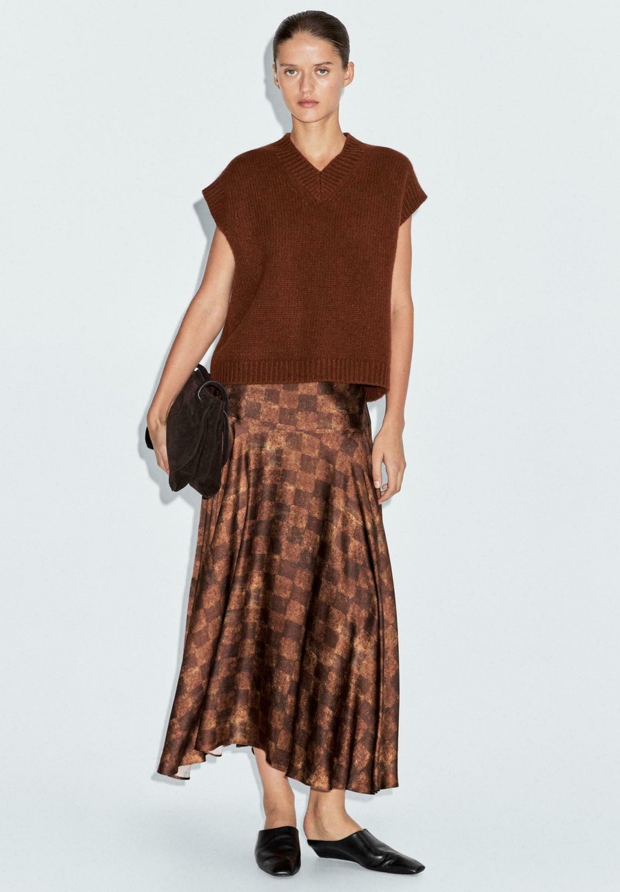 Юбка Massimo Dutti CHEQUERED PRINT MIDI, Gold-Coloured
Юбка Massimo Dutti CHEQUERED PRINT MIDI, Gold-Coloured