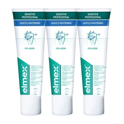 Elmex Отбеливающая зубная паста для чувствительных зубов Sensitive Whitening Trio 3X 75 мл
Elmex Отбеливающая зубная паста для чувствительных зубов Sensitive Whitening Trio 3X 75 мл