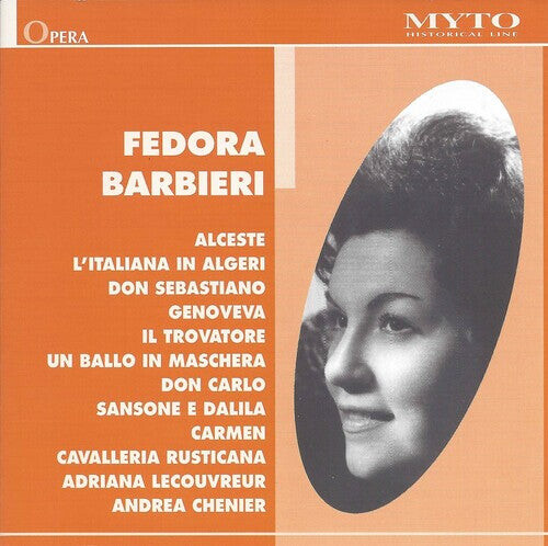 CD диск Barbieri, Fedora: Recital
CD диск Barbieri, Fedora: Recital