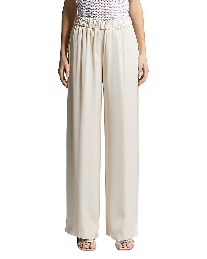 Брюки палаццо Peserico, слоновая кость/кремовый
Брюки палаццо Peserico, слоновая кость/кремовый