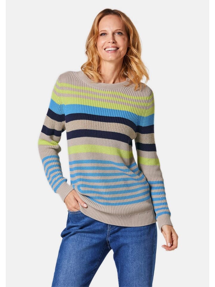 Пуловер GOLDNER, цвет kiesel/limettengelb/pazifikblau/geringelt
Пуловер GOLDNER, цвет kiesel/limettengelb/pazifikblau/geringelt