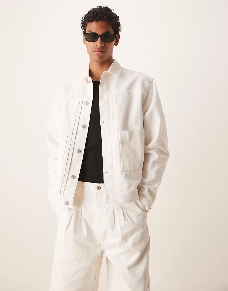 Комбинируемая плиссированная куртка Харрингтон цвета кремовый Asos Design
Комбинируемая плиссированная куртка Харрингтон цвета кремовый Asos Design